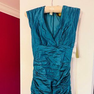 Nicole Miller Size Zero Cocktail Dress in Royal Blue